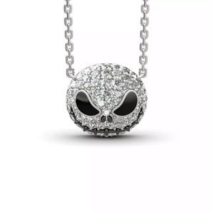 Jack Nightmare Before Christmas Crystal Necklace